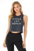 Cycle Lift Repeat Racerback Tank