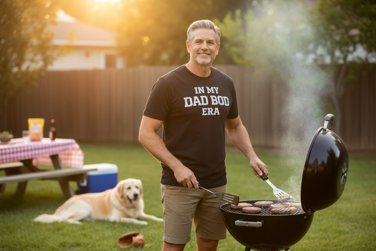 In My Dad Bod Era Tee Lifestyle